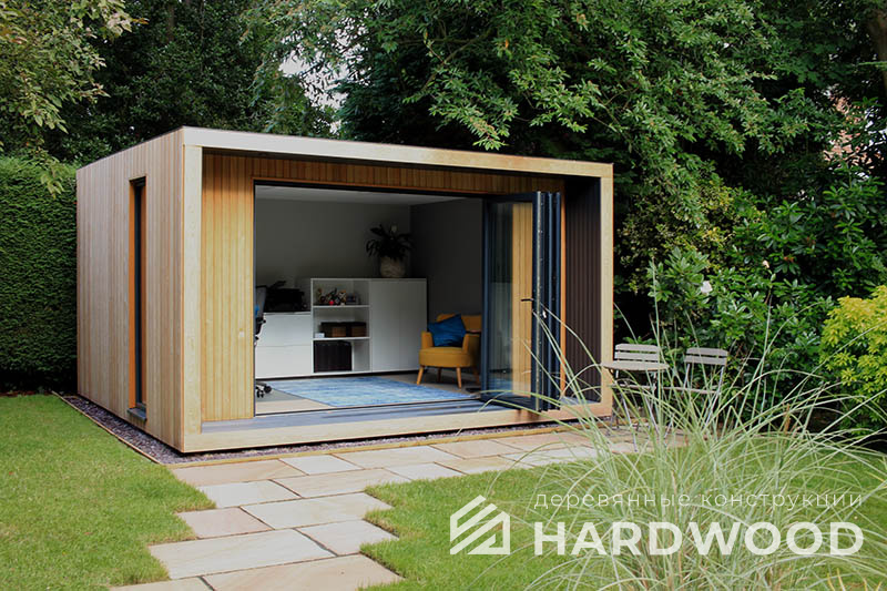 Беседка из клееного бруса №42 - фото 1634